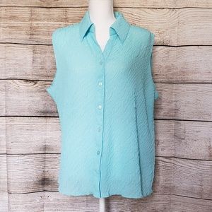 Jennifer Lloyd Women Sleeveless Top 2x